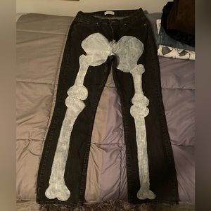 Custom Skeleton Jeans